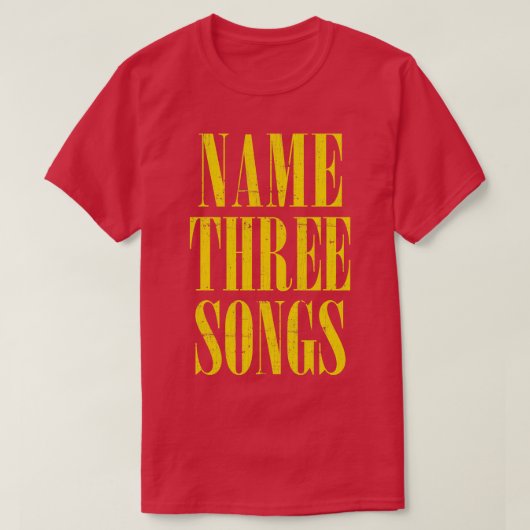 Naam Drie nummers Grunge Meme Mashup T-shirt (Design voorkant)