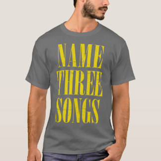 Naam Drie nummers Grunge Meme Mashup T-shirt