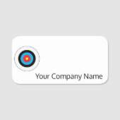 Naam droog wissen Markering Voeg je Logo toe Naamplaatje (Voorkant)