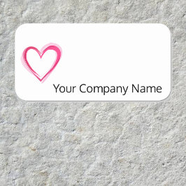 Naam droog wissen Markering Voeg je Logo toe Naamplaatje