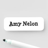 Naam droog wissen naamplaatje (In situ)