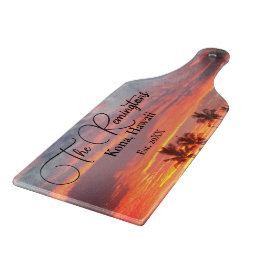 Naam dropical Sunset Snijplank