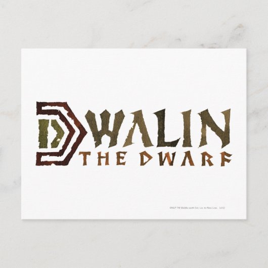 Naam Dwalin Briefkaart (Voorkant)