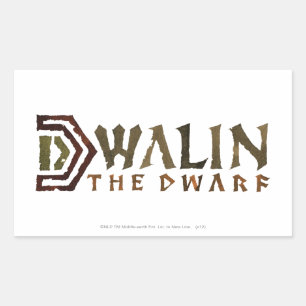 Naam Dwalin Rechthoekige Sticker