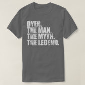 Naam DyerDyer Achternaam Dyer Achternaam D T-shirt (Design voorkant)