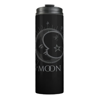 [NAAM] Eclectische Maan Fles Custom Naam