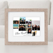 Naam Editable Collage Photo Afstudeerder 2023 Scho Poster