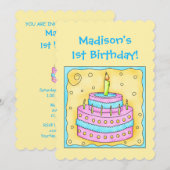 Naam eerste uitnodiging van de partij van de Kunst (Voorkant / Achterkant)