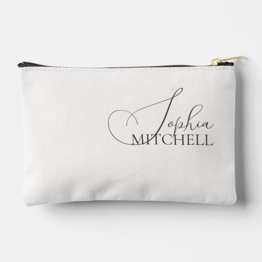 Naam Elegant Schrift Wit Etui (Achterkant)