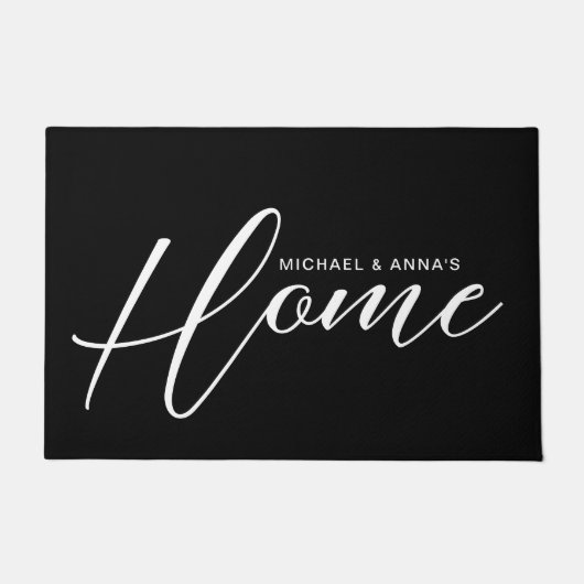 Naam Elegant Signature Script Deurmat (Voorkant)