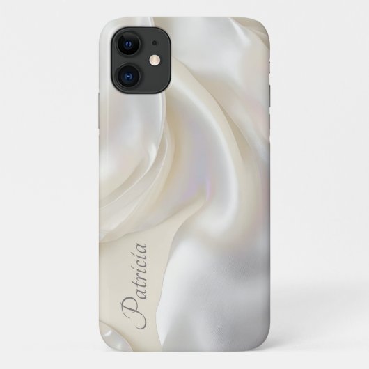 Naam Elegante Moeder van Parel Textuur Case-Mate iPhone Case (Achterkant)