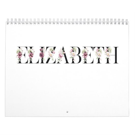 Naam Elizabeth Kalender (Hoes)
