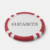 Naam Elizabeth Poker Chips (Enkel)