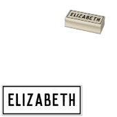 Naam Elizabeth Rubberstempel (Gestempeld)