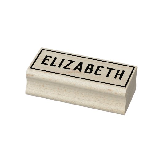 Naam Elizabeth Rubberstempel (Stempel)