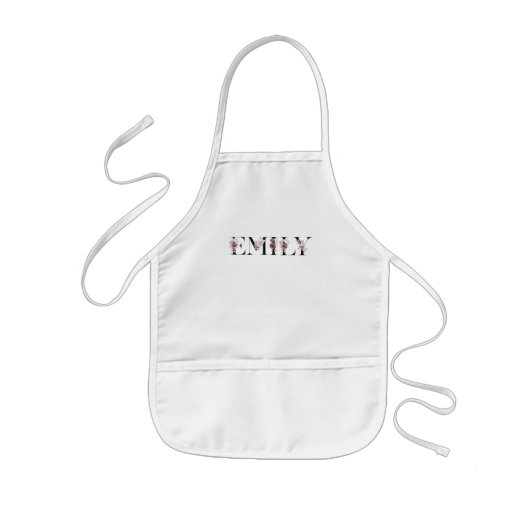 Naam Emily Kinder Schort (Voorkant)