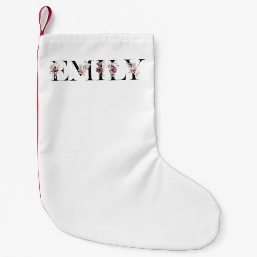 Naam Emily Kleine Kerstsok (Voorkant)