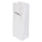 Naam Emily Wijn Cadeautas (Voorkant Gekanteld)