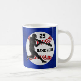 Naam en Aantal Baseball Giften voor Spelers Koffiemok