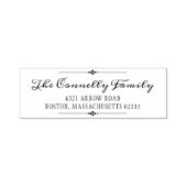 Naam en adres  kalligrafie  zelfinktende stempel (Design)