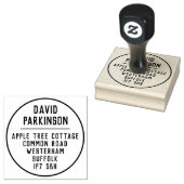 Naam en adres rubberstempel (Gestempeld)