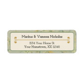  naam en adres van 2 regels etiket (Voorkant)