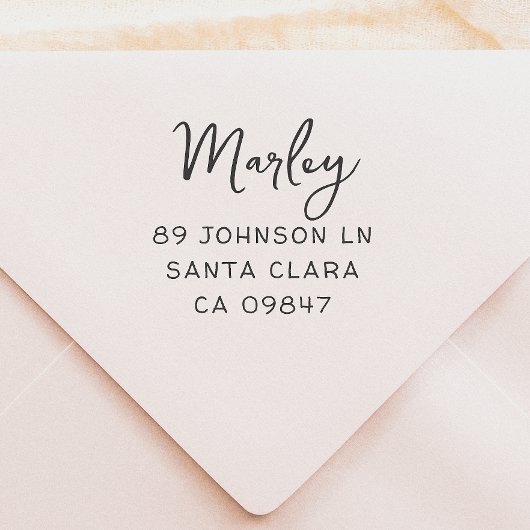 Naam en adres van de Schattigee scriptfamilie Rubberstempel