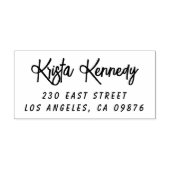 Naam en adres van handschrift zelfinktende stempel (Design)