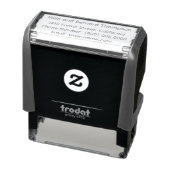 Naam en adres van het paar Informatie Zelfinktende Stempel (Product)