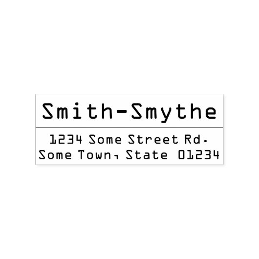 Naam en adres van het thema Techniek en Computing Rubberstempel (Afrduk)