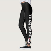 Naam en afspeelnummer van het aangepast team van B Leggings (Links)