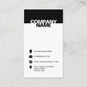 Naam en bedrijfsnaam Visitekaartjes - Modern