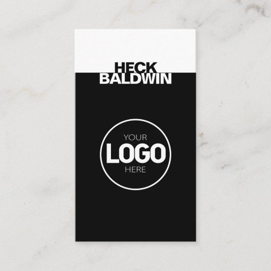 Naam en bedrijfsnaam Visitekaartjes - Modern (Voorkant)