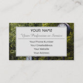 Naam en beroep van hedendaags visitekaartje (Achterkant)