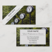 Naam en beroep van hedendaags visitekaartje (Voorkant / Achterkant)