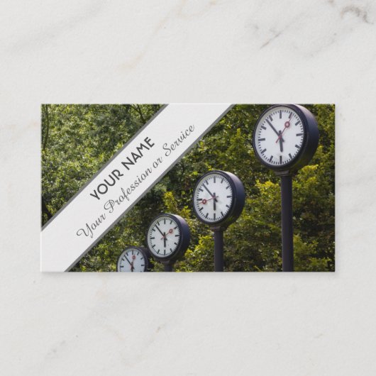 Naam en beroep van hedendaags visitekaartje (Voorkant)