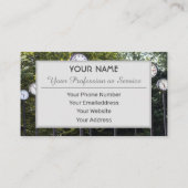 Naam en beroep van hedendaags visitekaartje (Achterkant)