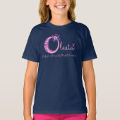 Naam en betekenis van Olesia meiden O-monogram shi T-shirt (Voorkant)