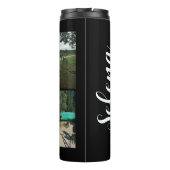 Naam en foto Collage Thermal Tumbler Thermosbeker (Achterkant)