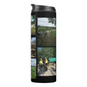 Naam en foto Collage Thermal Tumbler Thermosbeker (Geroteerd rechts)