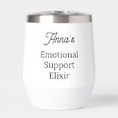 Naam en foto thermische wijn tumbler (Voorkant)