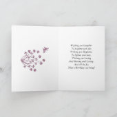 Naam en fotokaart met katten en vlinders; kaart (Binnen)