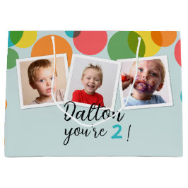 Naam en foto's Jongens Verjaardag Gepersonaliseerd Groot Cadeauzakje