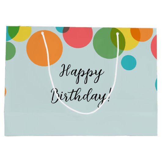 Naam en foto's Jongens Verjaardag Gepersonaliseerd Groot Cadeauzakje (Achterkant)