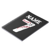 Naam en Genummerd 7 Honkbal, Honkbalteam Notitieboek (Linkerzijde)
