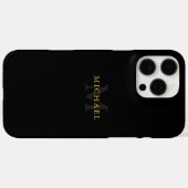  naam en Initiaal Case-Mate iPhone Case (Achterkant (horizontaal))