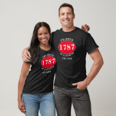 Naam en jaar geboortedag toevoegen T-shirt (Unisex)