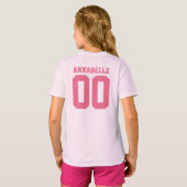 Naam en Jersey Number Front Back T-Shirt (Achterkant volledig)