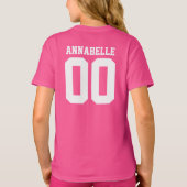 Naam en Jersey Number Front Back T-Shirt (Achterkant)