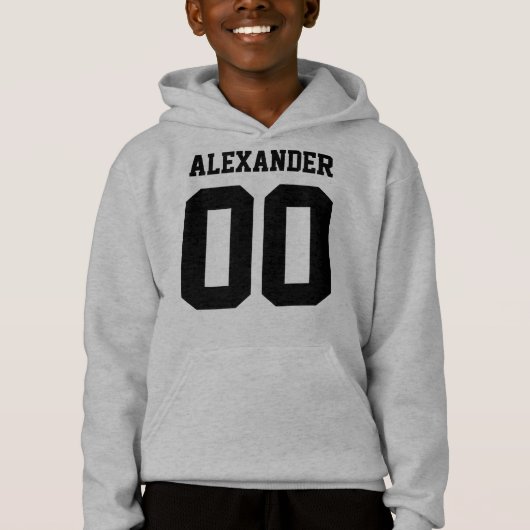 Naam en Jersey Nummer voor/achter (Voorkant)